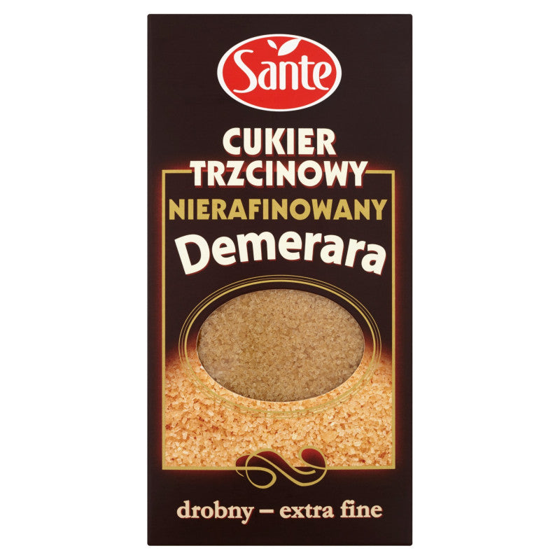 Sante Cukier trzcinowy nierafinowany Demerara 500 g