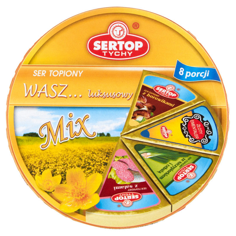 Sertop Tychy Wasz... luksusowy Mix Ser topiony 140 g (8 porcji)
