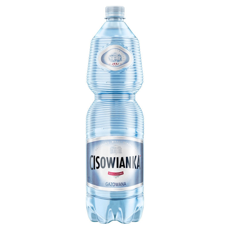 Cisowianka Naturalna woda mineralna gazowana niskosodowa 1,5 l