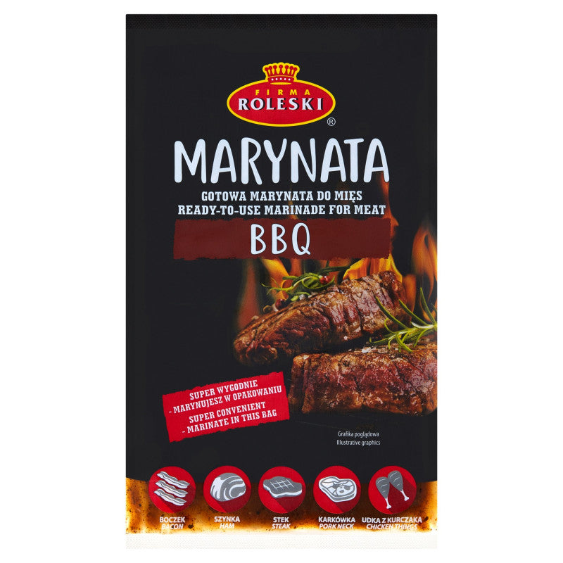 Firma Roleski Gotowa marynata do mięs BBQ 200 g
