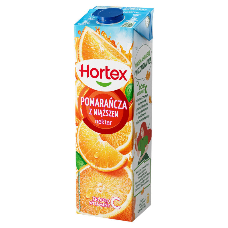 Hortex Nektar pomarańcza z miąższem 1 l