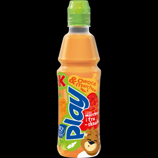 Kubuś Play! Napój z marchwi i owoców marchew truskawka jabłko 400 ml