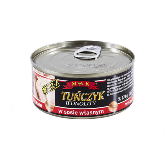 M&K Tunczyk 170G Jednolity W Sosie Wlasnym