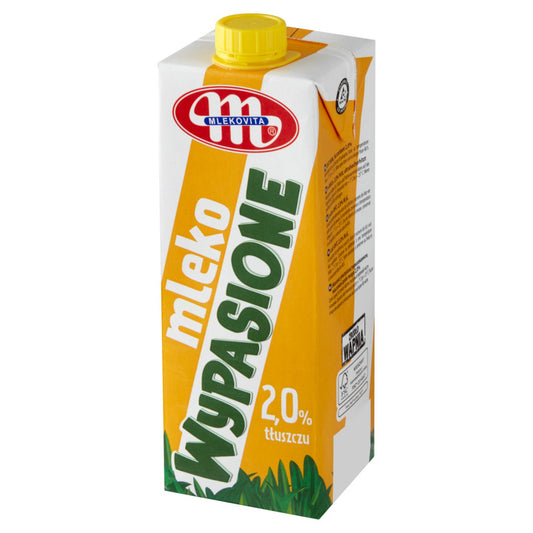 Mlekovita Wypasione Mleko UHT 2,0 % 1 l