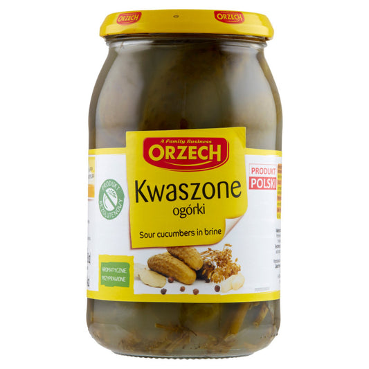 Orzech Ogórki kwaszone 850 g