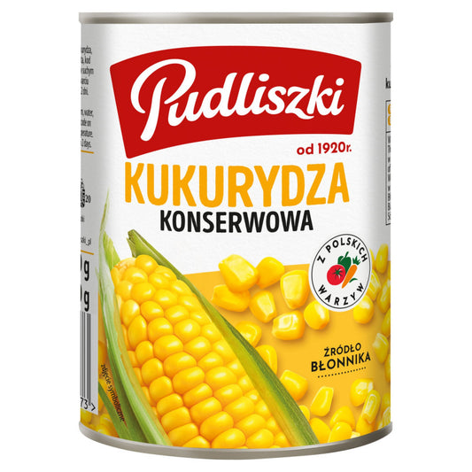 Pudliszki Kukurydza konserwowa 400 g