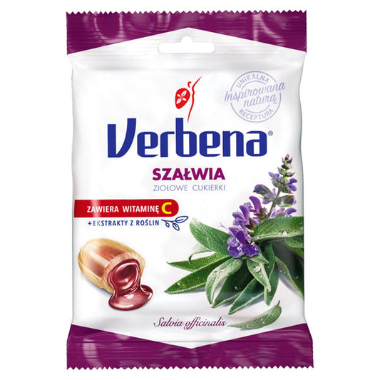 Verbena Ziołowe cukierki szałwia 60 g