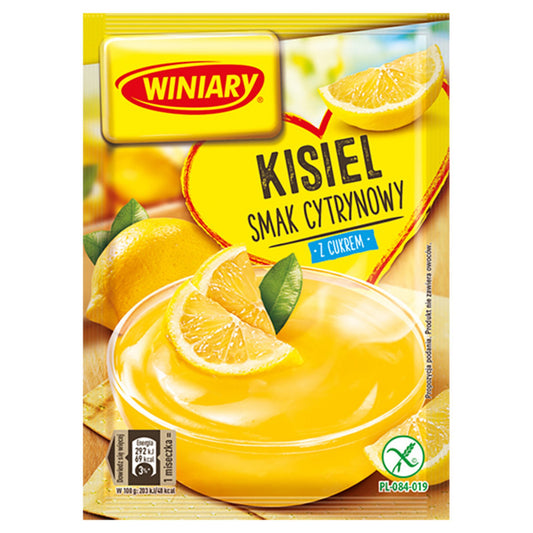 Winiary Kisiel z cukrem smak cytrynowy 77 g